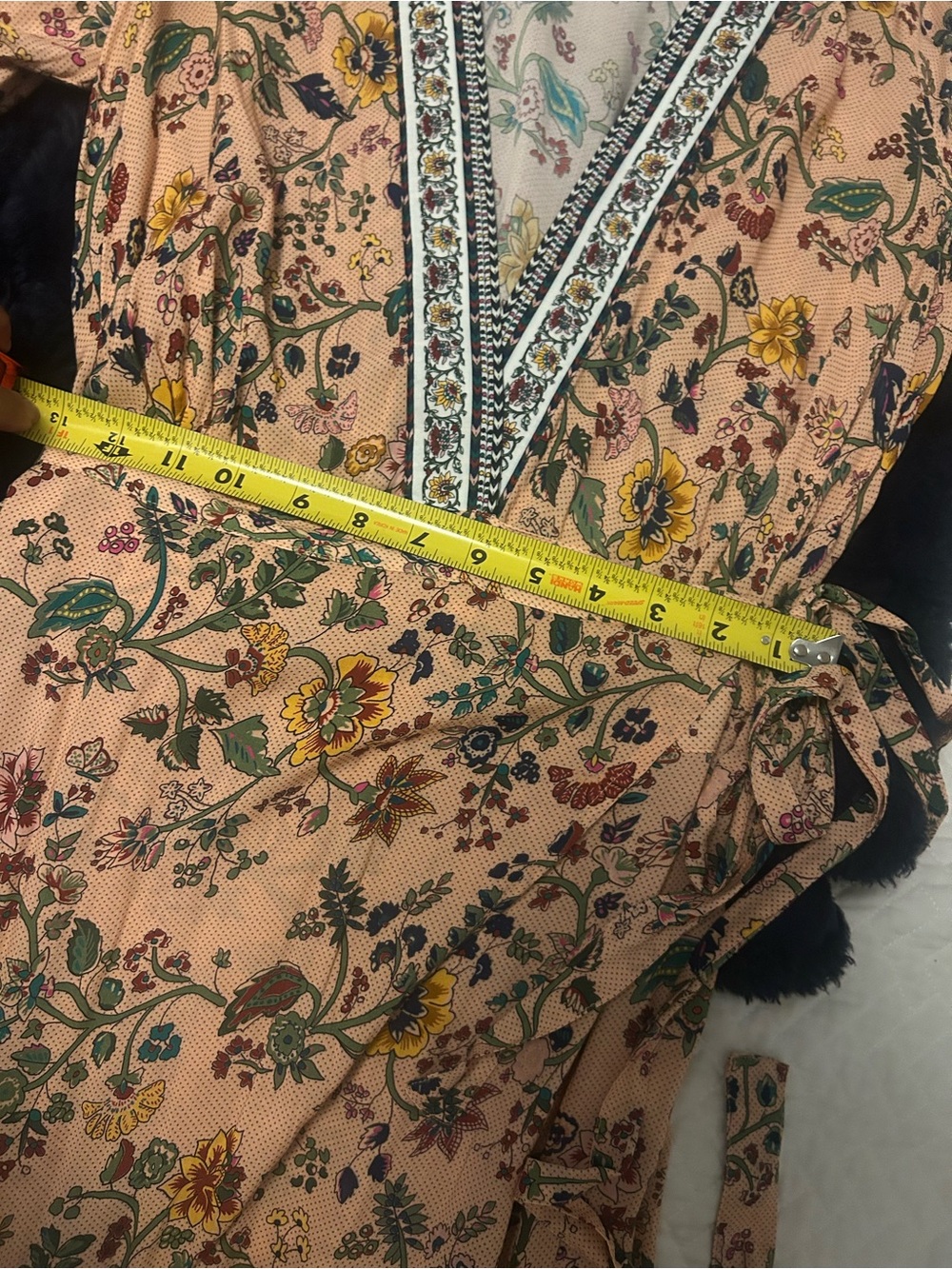 Beautiful Farm Rio Tie-Waist Maxi Dress in Blush Pink. Size Med. New with tags. - Picture 7 of 8